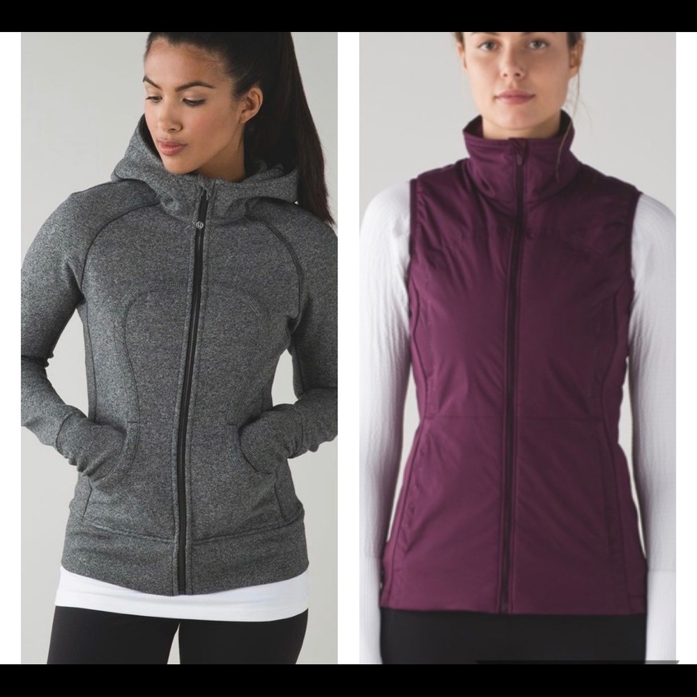 LULULEMON 2-for-1! Scuba hoodie and purple vest